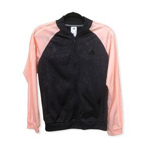 adidas black floral jacket